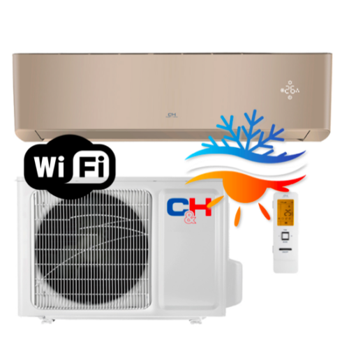 Šilumos siurblys/ oro kondicionierius oras-oras Cooper&Hunter SUPREME GOLD Inverter CH-S09FTXAM2S-GD,sieninis, 2,7 kW