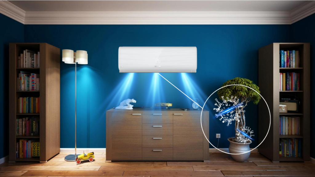 oro kondicionierius/šilumos siurblys oras-oras.