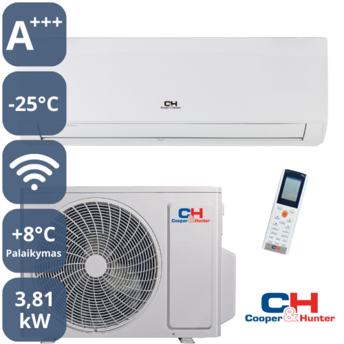 Šilumos siurblys / oro kondicionierius oras - oras Cooper&Hunter ARCTIC Inverter CH-S12FTXLA2-NG, 3,81kW