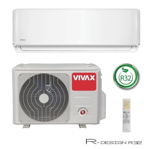 Sieninis šilumos siurblys / oro kondicionierius oras - oras VIVAX R+ design ACP-12CH35AERI R32, šildymas iki -25C, 3,5 kW