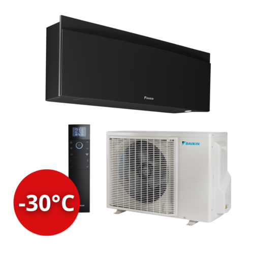 Daikin EMURA  FTXTJ30AB / RXTJ30A 3,0/3,2 kW, juodas (-30°C)