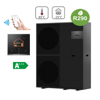 Komercinis šilumos siurblys oras vanduo Midea Monoblock Mars MHC-V26WD2RN7 R290, 26 KW