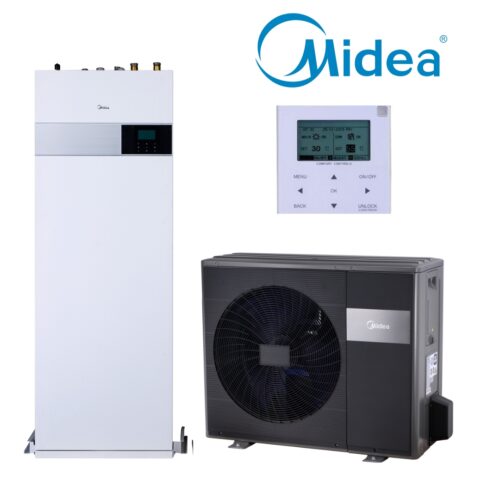 Midea M-thermal Arctic šilumos siurblys oras-vanduo 8.3 kW, 190l boileris (-25°C)