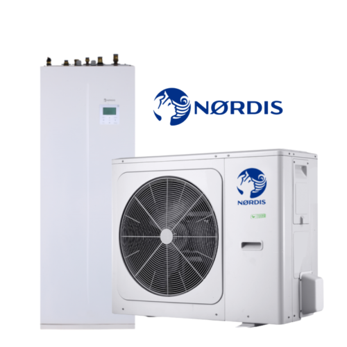 Nordis Optimus PRO šilumos siurblys oras-vanduo su integruota vandens talpa 190l HOP10WODU/HOP100/190IDU (-25°C)