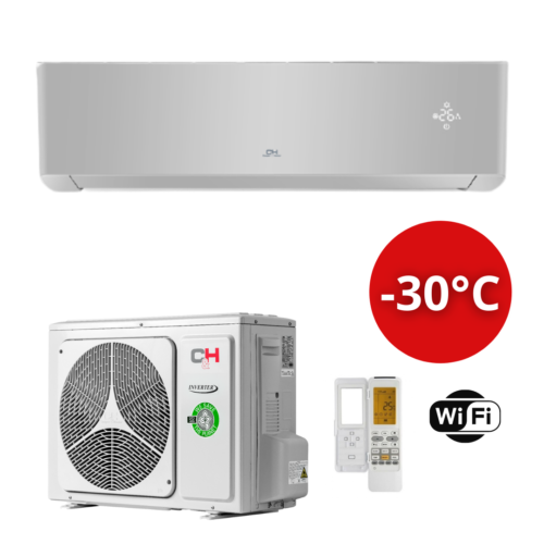 Oro kondicionierius/šilumos siurblys Cooper&Hunter SUPREME SILVER Inverter 5,3/5,57 kW (-30°C)