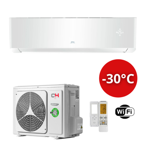 Oro kondicionierius/šilumos siurblys Cooper&Hunter SUPREME WHITE Inverter  3,53 /4,2 kW  (-30°C)