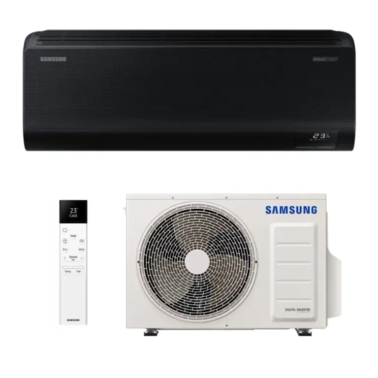 Oro kondicionierius/ šilumos siurblys (oras-oras) Samsung WindFree Avant S2 Black, 2.0 kW